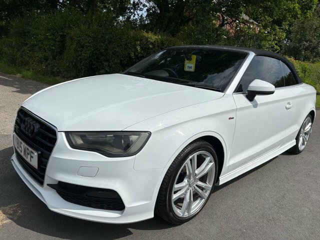 Audi A3 Cabriolet 2015 2.0 Tdi S Line Convertible White #4