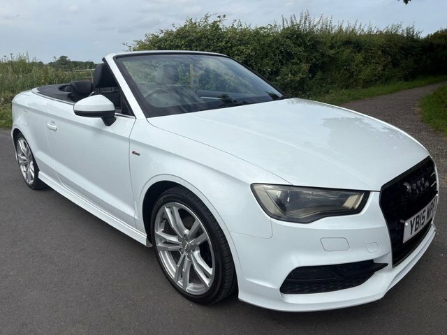 Audi A3 Cabriolet 2015 2.0 Tdi S Line Convertible White #6