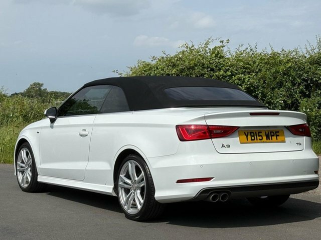 Audi A3 Cabriolet Tfsi Sport White #11