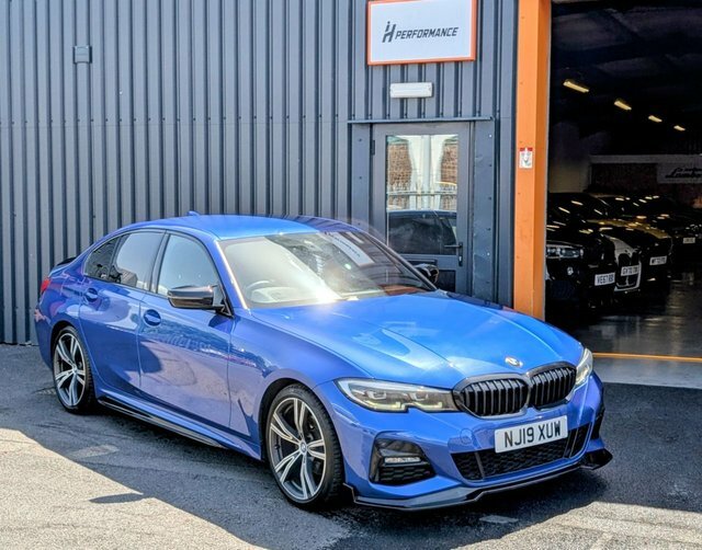 BMW 3 Series 2.0 320I M Sport Saloon Euro 6 S NJ19XUW Blue #4