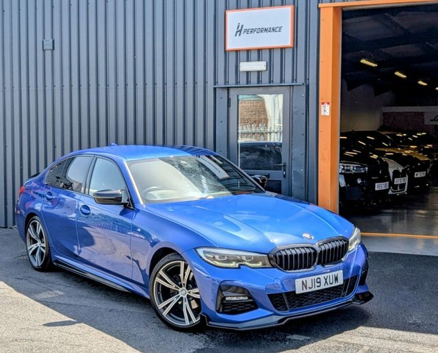 BMW 3 Series 2.0 320I M Sport Saloon Euro 6 S NJ19XUW Blue #2