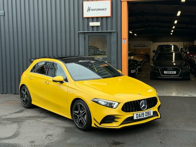 Mercedes-Benz A Class 2.0 A35 Amg Premium Plus Hatchback Sp DA19DBU Yellow #4