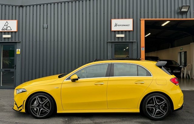 Mercedes-Benz A Class 2.0 A35 Amg Premium Plus Hatchback Sp DA19DBU Yellow #6