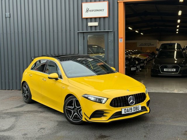 Mercedes-Benz A Class 2.0 A35 Amg Premium Plus Hatchback Sp DA19DBU Yellow #2