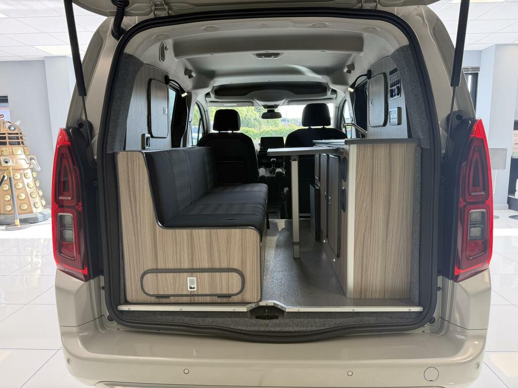 Vauxhall Combo Life Micro Camper Side Bed With Storage Just 17 573 Mi Grey #4