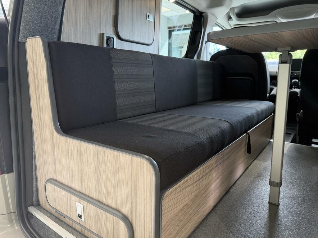 Vauxhall Combo Life Micro Camper Side Bed With Storage Just 17 573 Mi Grey #5