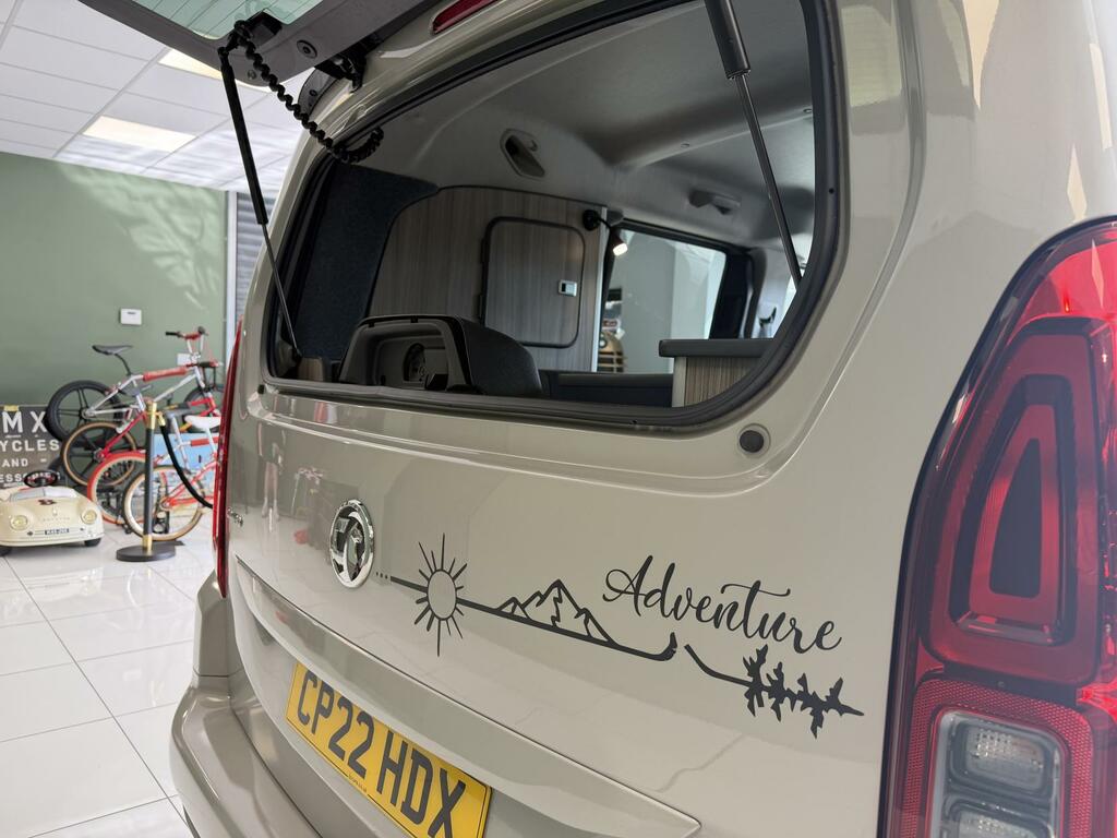 Vauxhall Combo Life Micro Camper Side Bed With Storage Just 17 573 Mi Grey #6