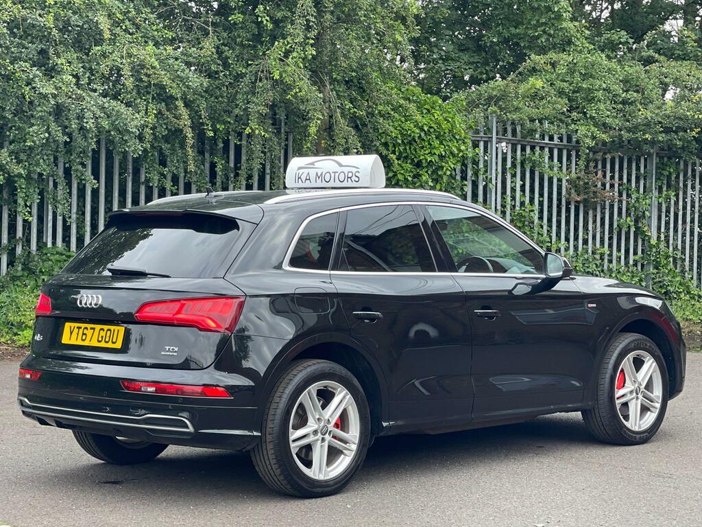 Audi Q5 2.0 Tdi S Line S Tronic Quattro Euro 6 Ss YT67GOU Black #6