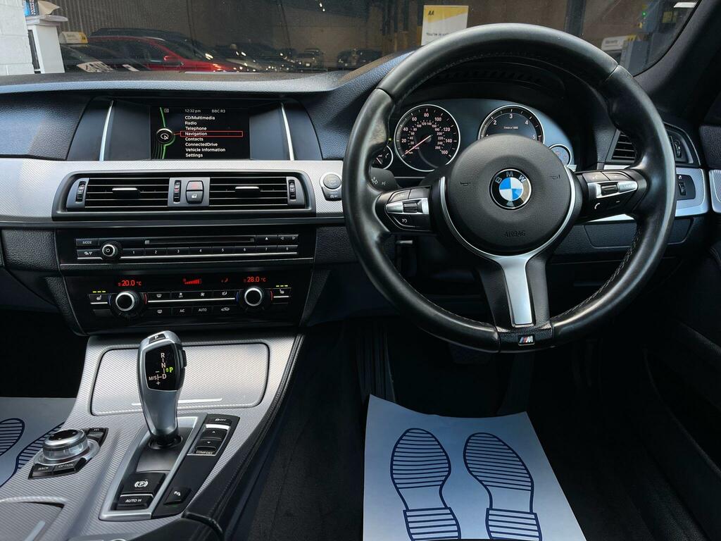 BMW 5 Series M Sport White #3