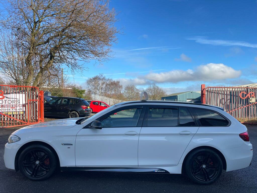 BMW 5 Series M Sport White #6