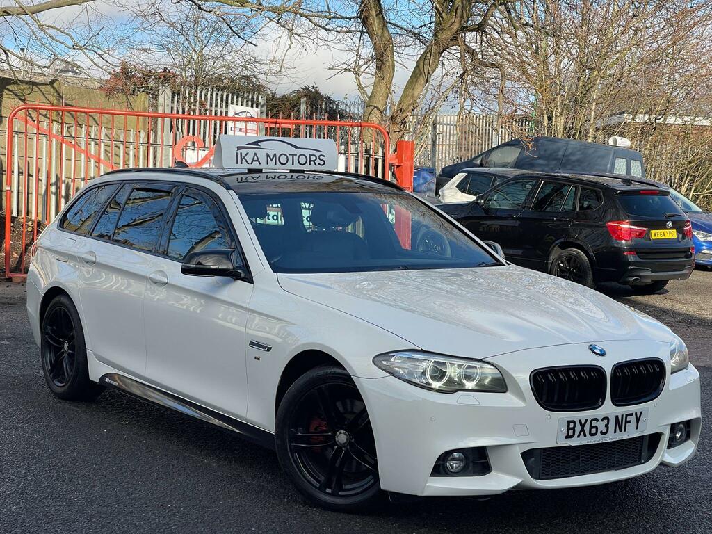 BMW 5 Series M Sport White #2