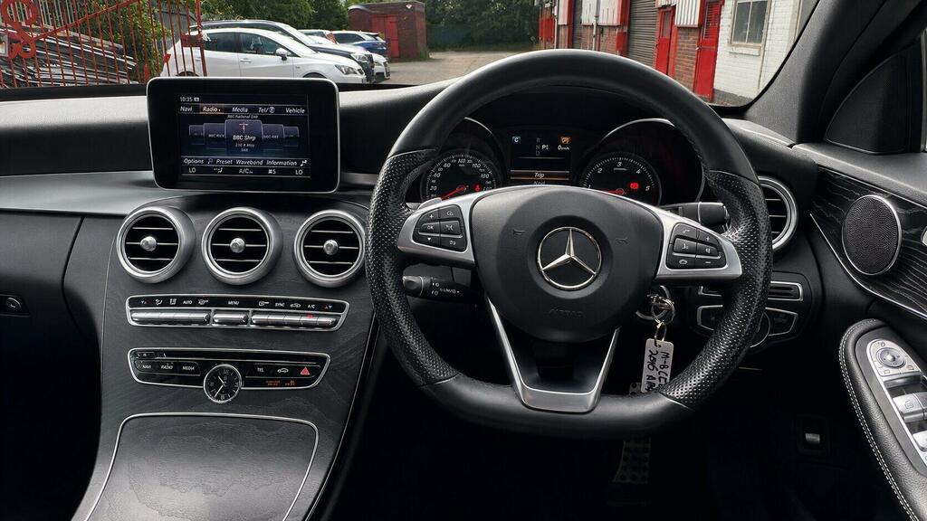 Mercedes-Benz C Class Amg Line White #4
