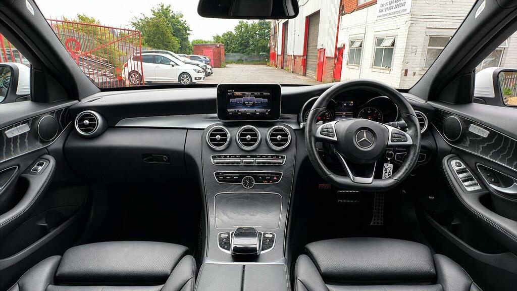 Mercedes-Benz C Class Amg Line White #3