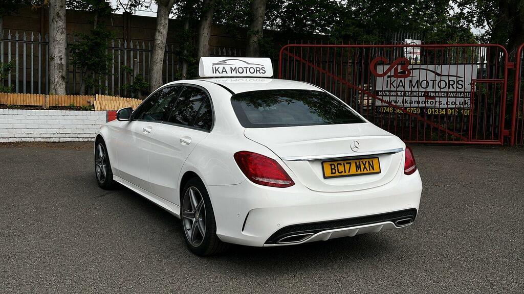 Mercedes-Benz C Class Amg Line White #6