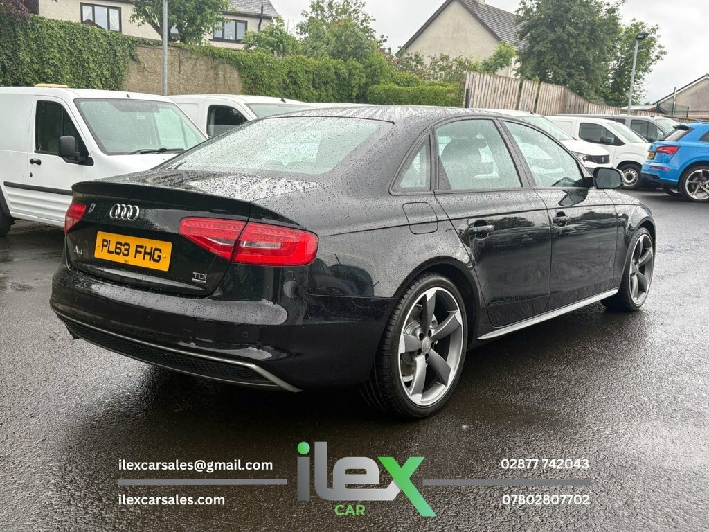 Audi A4 2L Black Edition Black #4
