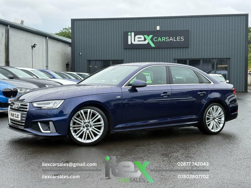 Audi A4 2L S Line RA19OJD Blue #3