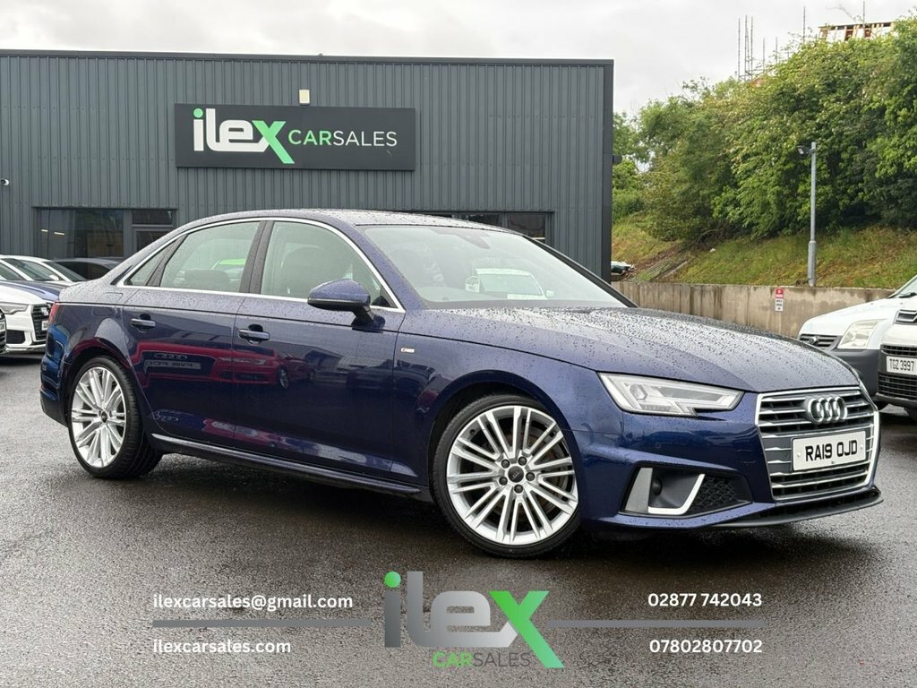 Audi A4 2L S Line Blue