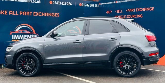 Audi Q3 Tdi Black Edition Suv AM60DON Grey #4