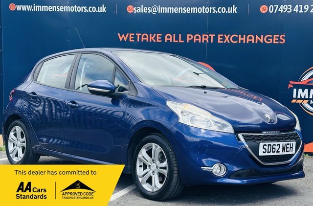 Peugeot 208 Vti Active Hatchback Blue