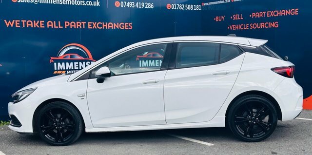 Vauxhall Astra Turbo Sri VX Line White #4