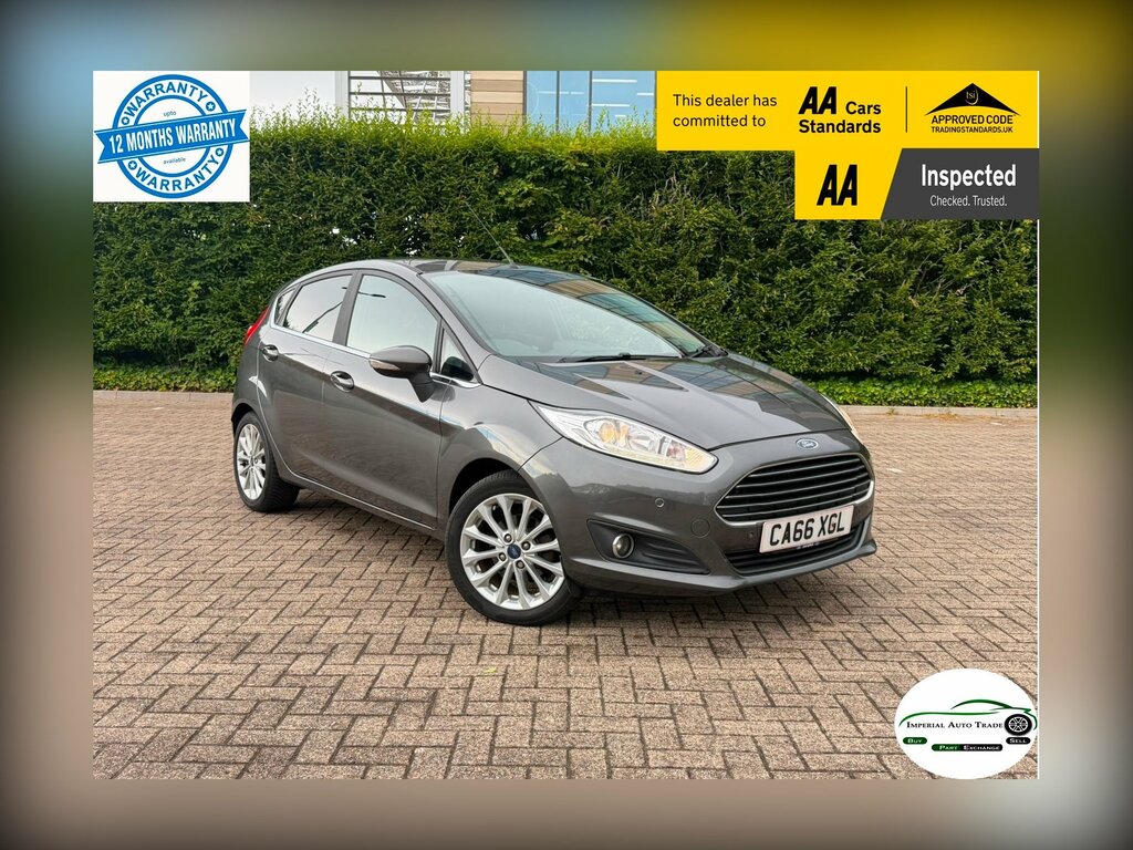 Ford Fiesta 1.0T Ecoboost Titanium X Hatchback Powe Grey