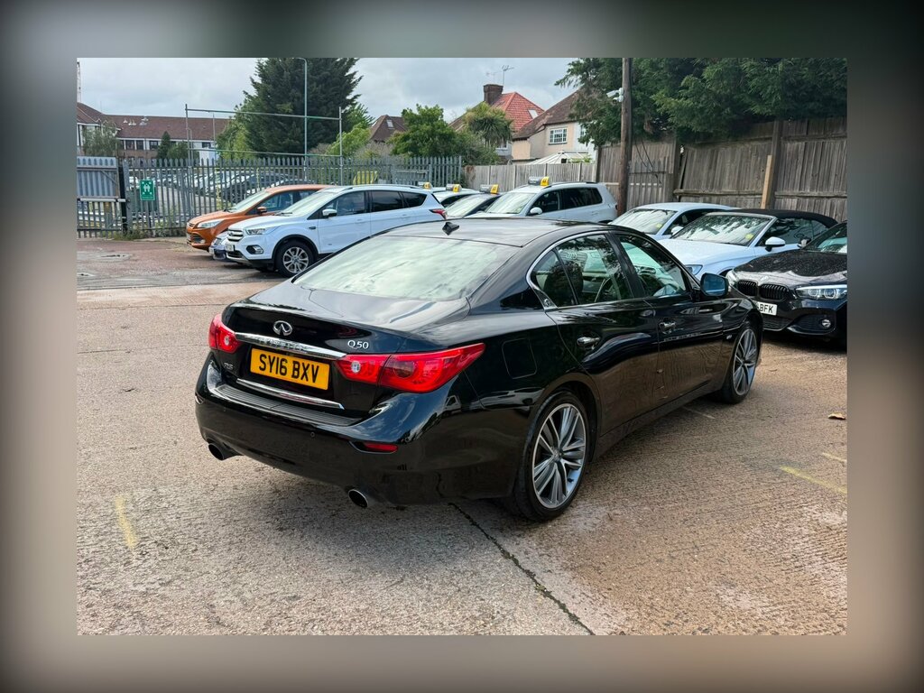 Infiniti Q50 2.0T Sport Saloon Euro 5 Ss 21 SY16BXV Black #5