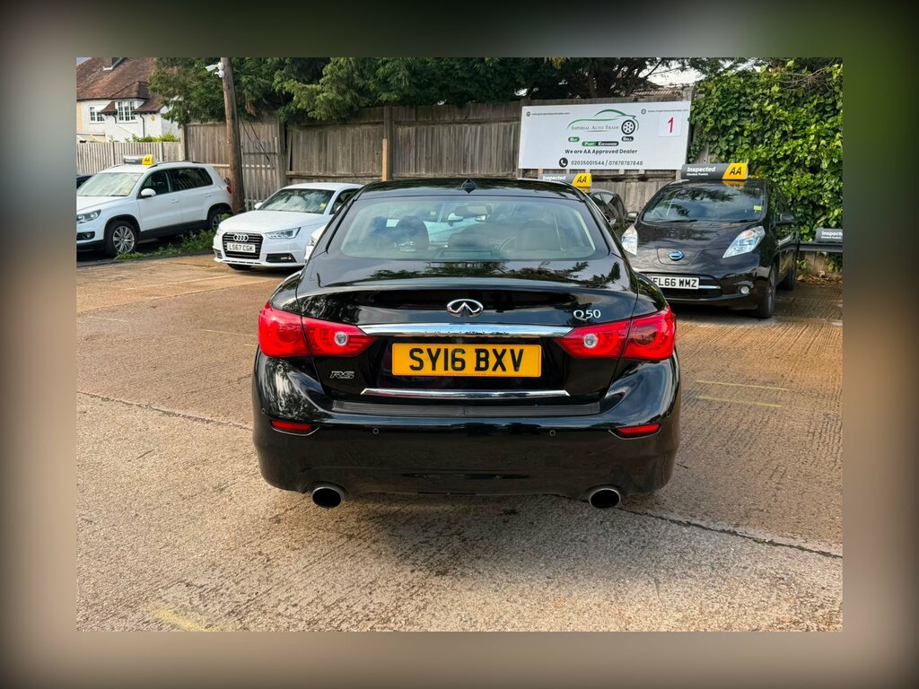 Infiniti Q50 2.0T Sport Saloon Euro 5 Ss 21 SY16BXV Black #6