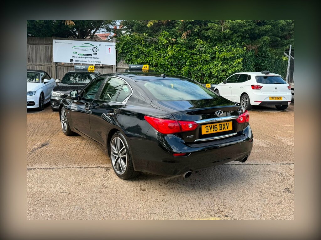 Infiniti Q50 2.0T Sport Saloon Euro 5 Ss 21 SY16BXV Black #4