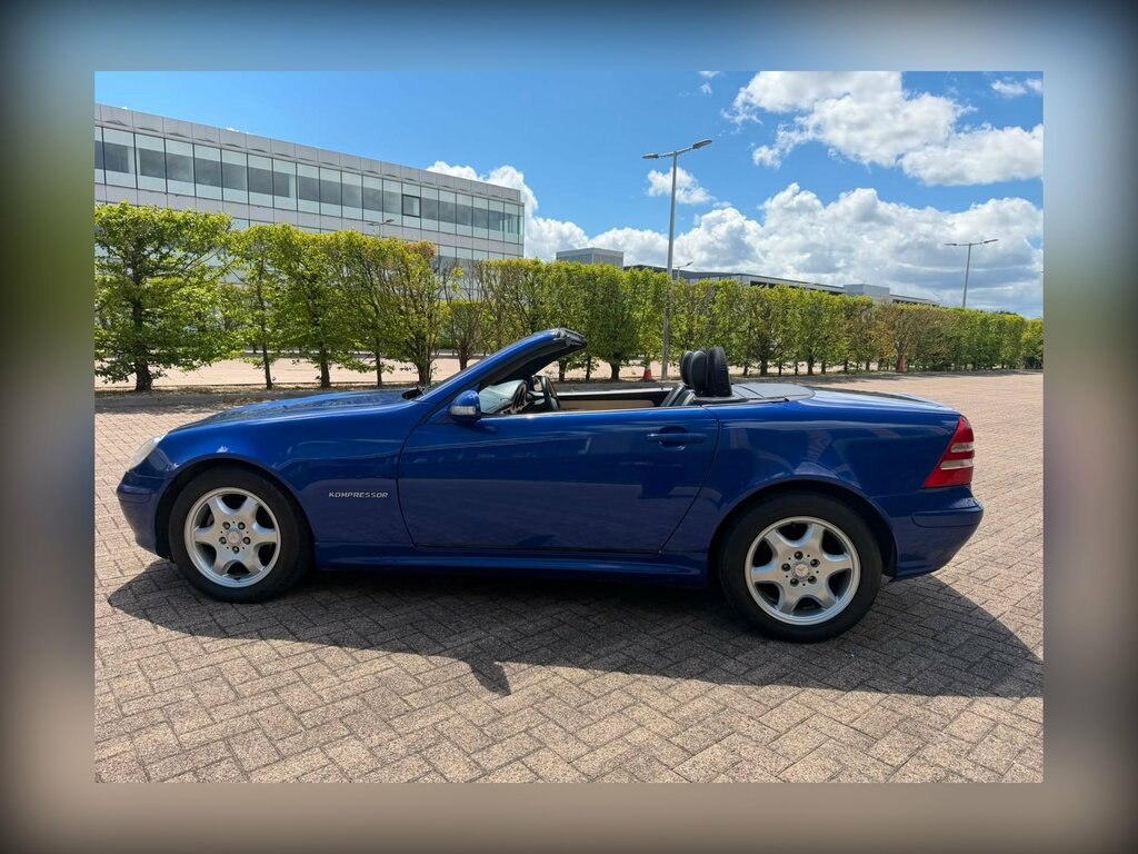 Mercedes-Benz SLK 2.3 Slk230 Kompressor Convertible Manua Blue #5