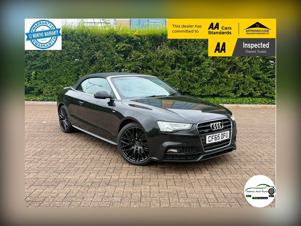 Audi A5 2.0 Tfsi S Line Special Edition Plus Convertible 2 Black