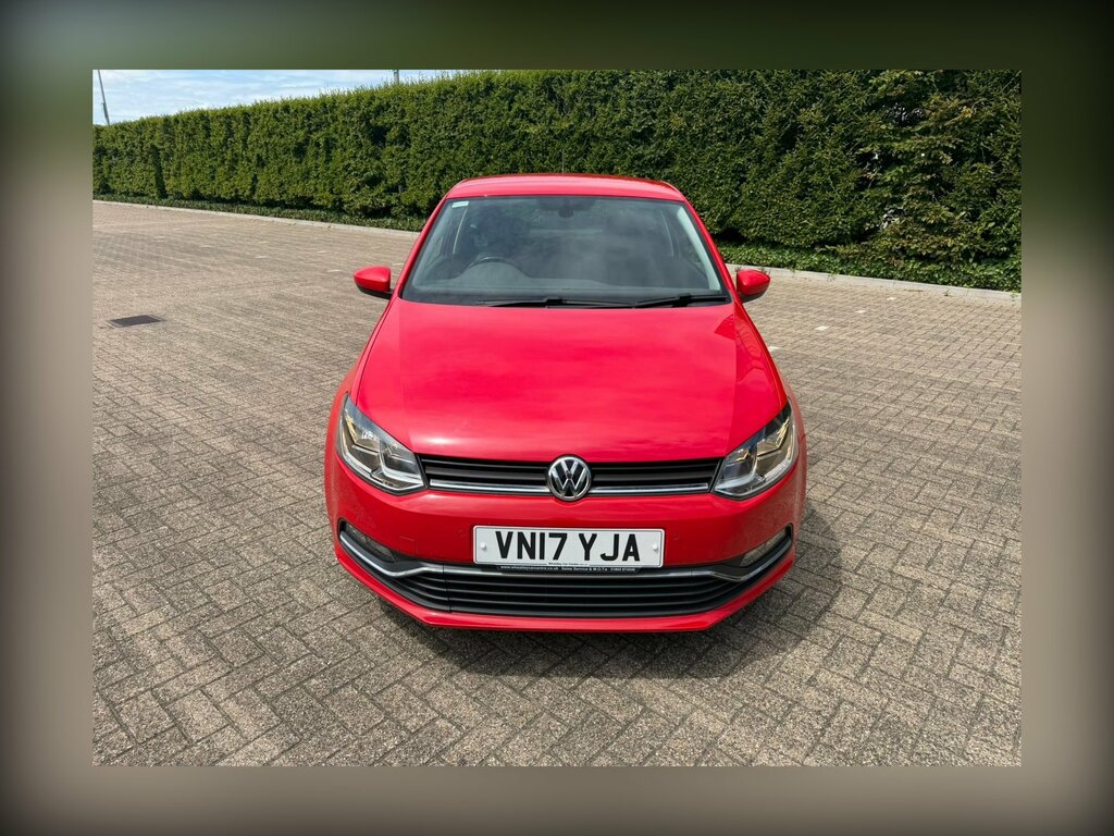 Volkswagen Polo 1.0 Bluemotion Tech Match Edition Hatchback Pe VN17YJA Red #5