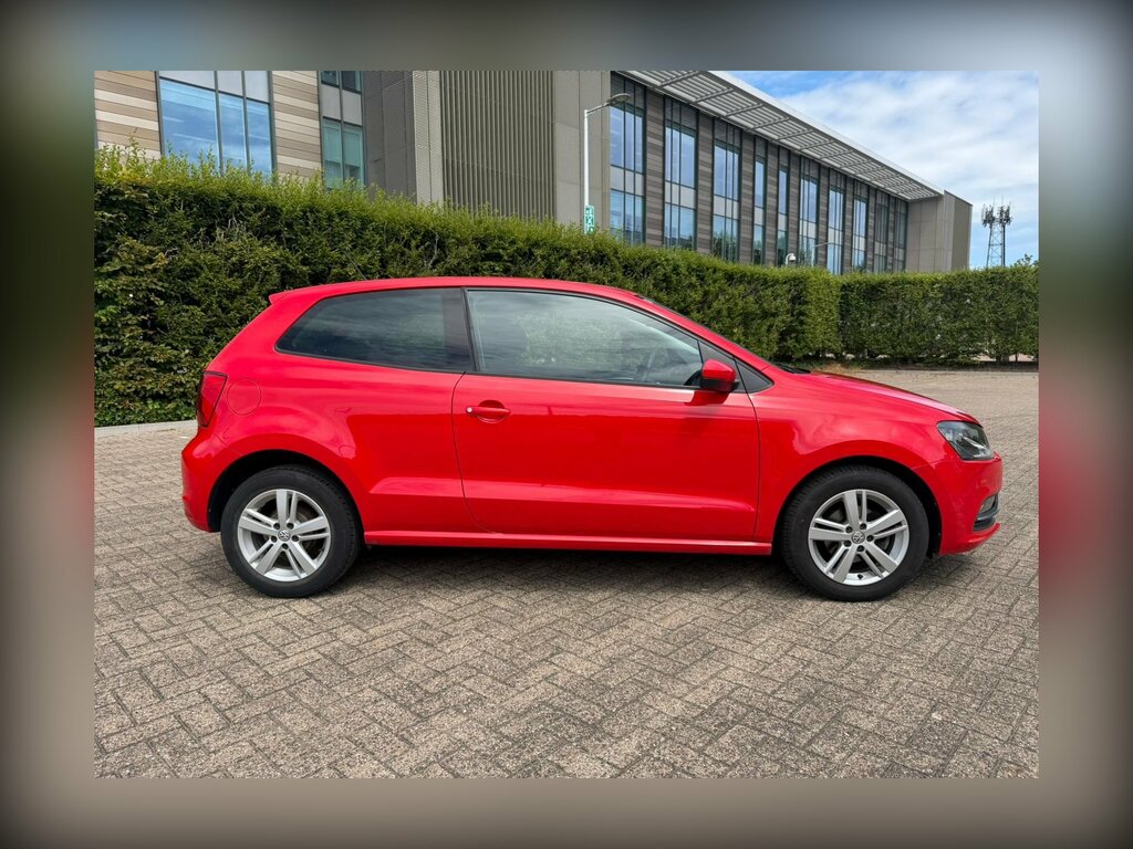 Volkswagen Polo 1.0 Bluemotion Tech Match Edition Hatchback Pe VN17YJA Red #6