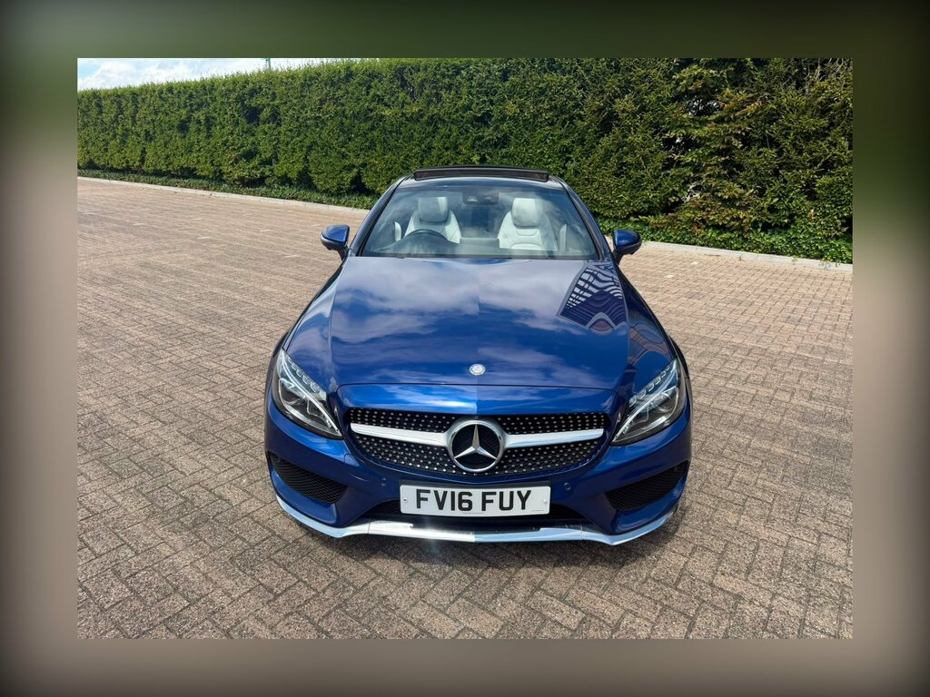 Mercedes-Benz C Class 2.0 C300 Amg Line Premium Plus Coupe Blue #4
