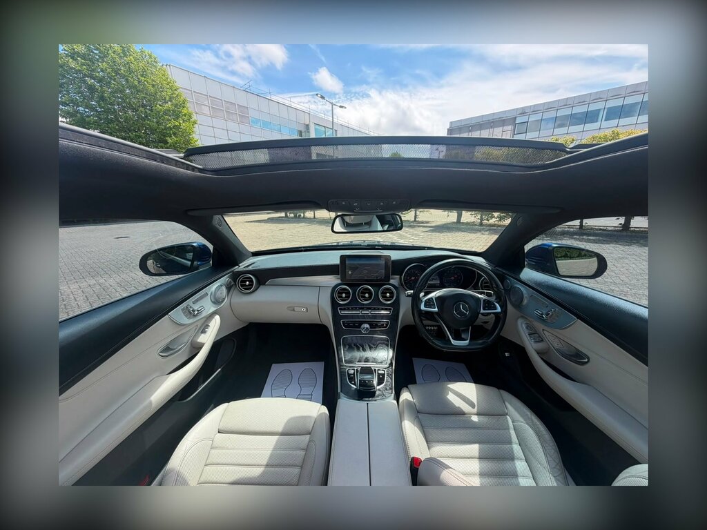 Mercedes-Benz C Class 2.0 C300 Amg Line Premium Plus Coupe Blue #3