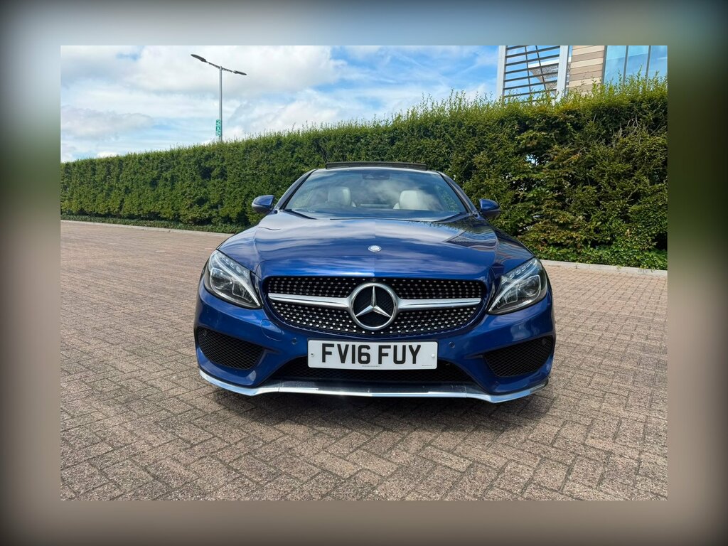 Mercedes-Benz C Class 2.0 C300 Amg Line Premium Plus Coupe Blue #5