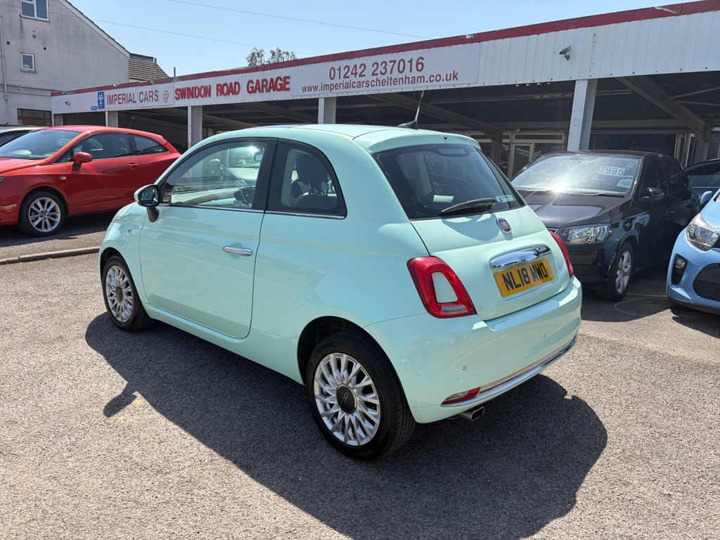 Fiat 500 1.2 Lounge Hatchback Euro 6 Ss Green #4