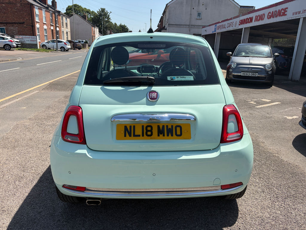 Fiat 500 1.2 Lounge Hatchback Euro 6 Ss Green #3