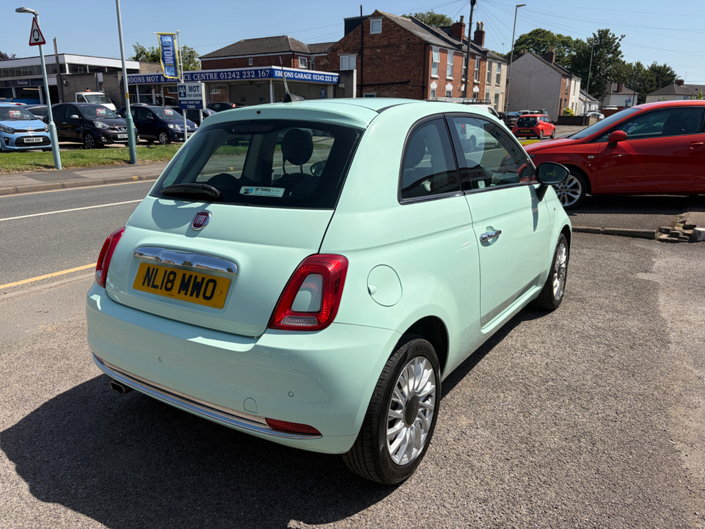 Fiat 500 1.2 Lounge Hatchback Euro 6 Ss Green #2