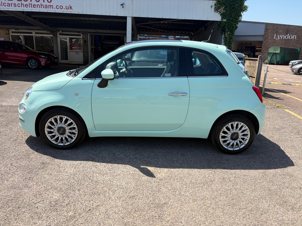 Fiat 500 1.2 Lounge Hatchback Euro 6 Ss Green #5