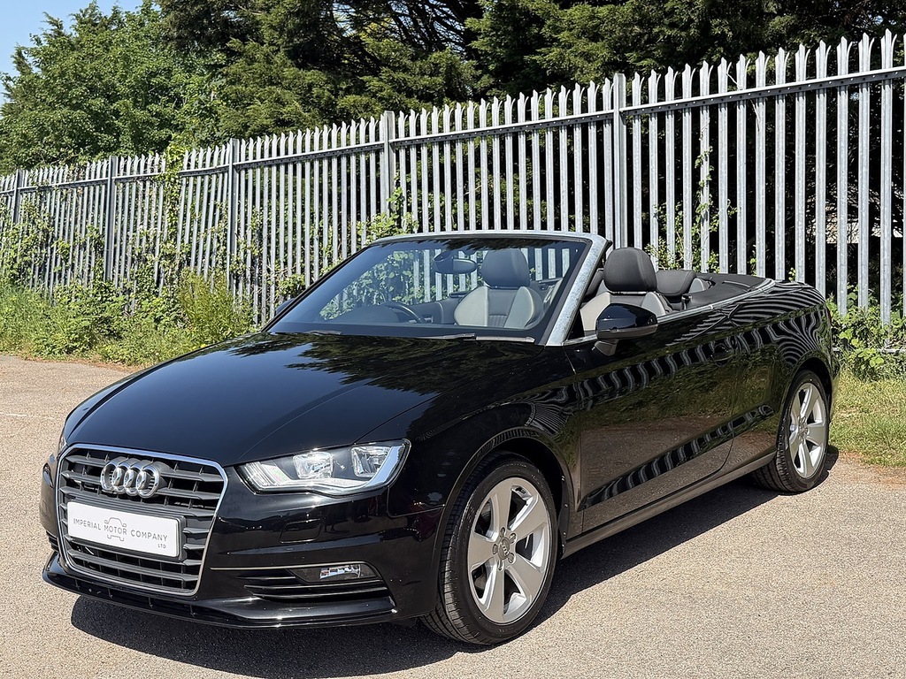 Audi A3 Cabriolet Tdi Sport Black #5