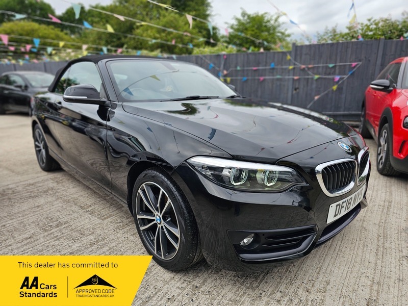 BMW 2 Series 1.5 218I Sport Convertible Black