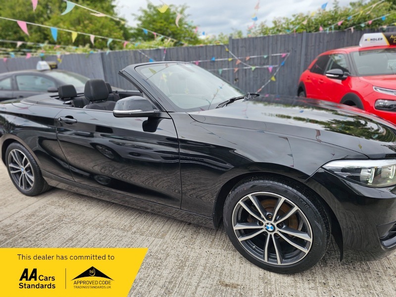 BMW 2 Series 1.5 218I Sport Convertible DF18NYS Black #5