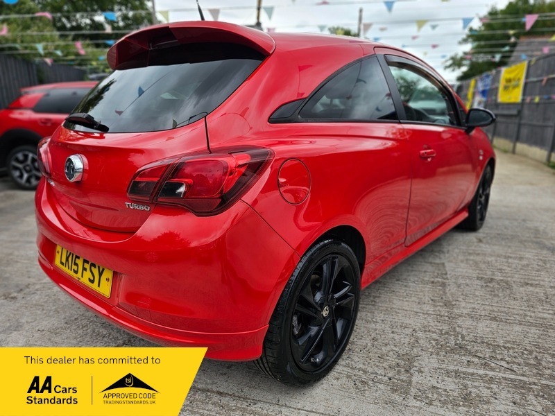 Vauxhall Corsa 1.4I Turbo Ecoflex Limited LK15FSY Red #3