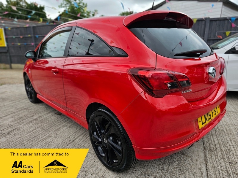Vauxhall Corsa 1.4I Turbo Ecoflex Limited LK15FSY Red #4