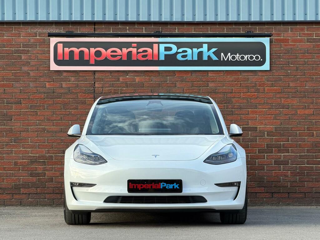 Tesla Model 3 Dual Motor Performance 4Wde Performanc White #4