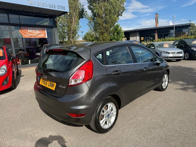 Ford Fiesta 1.25 Zetec Hatchback Euro 6 82 Grey #3