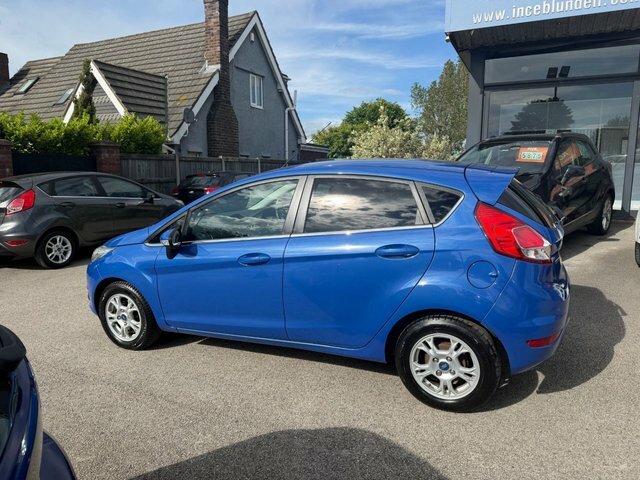 Ford Fiesta 1.6 Tdci Econetic Titanium Hatchback Ma Blue #2