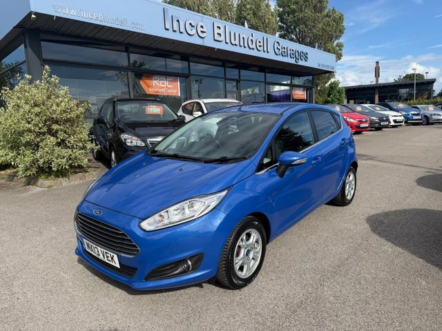 Ford Fiesta 1.6 Tdci Econetic Titanium Hatchback Ma Blue