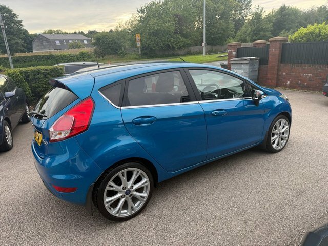 Ford Fiesta 1.6 Tdci Titanium X Hatchback Eu Blue #4