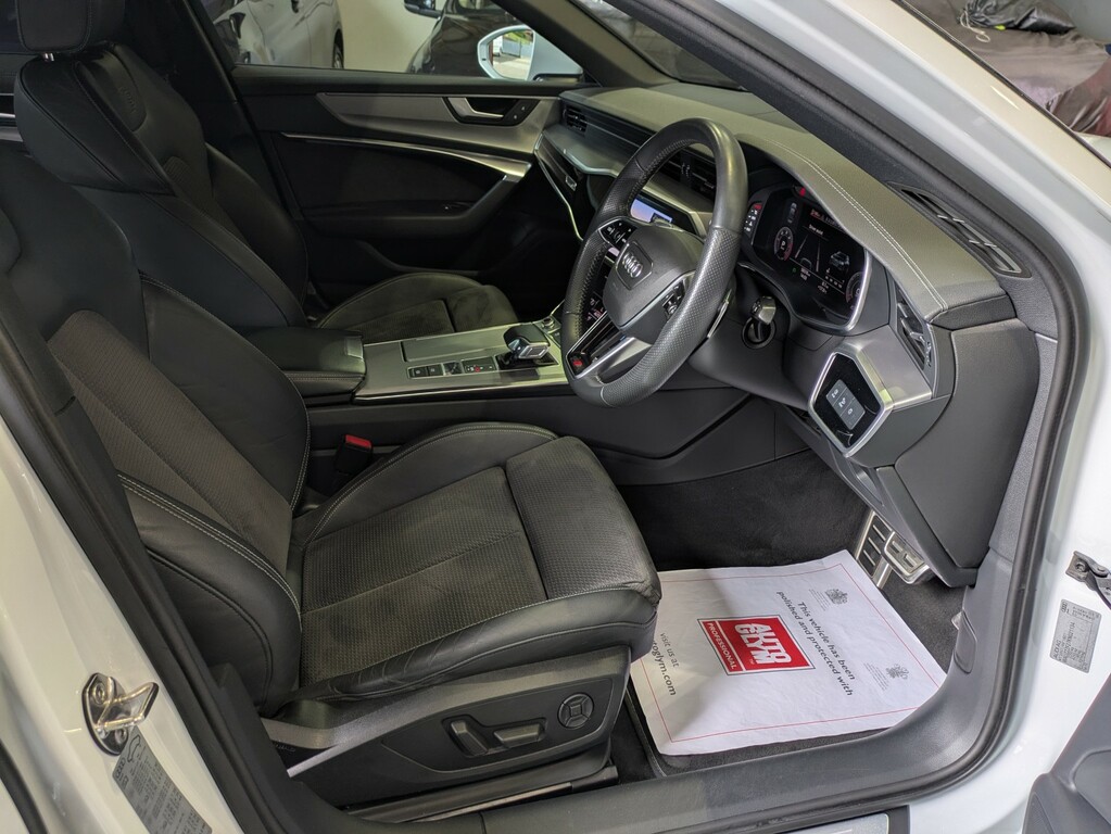 Audi A6 Saloon S Line White #9